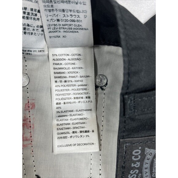 Levi's Women's High-Waisted Mom Jeans Black Size 29x30 NWT - Picture 5 of 7